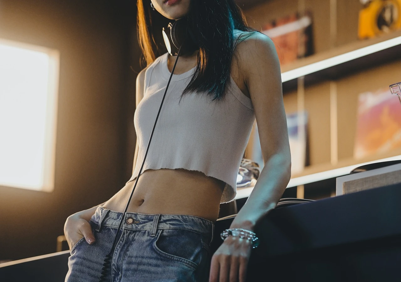 沙滩上的身影